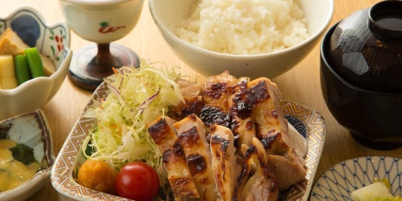 【銀座 すが家 お昼の定食】宮崎地鶏の西京焼き