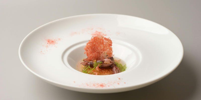 【シェフおまかせランチ】メインは　魚料理　又は　肉料理　どちらか選べる全5品