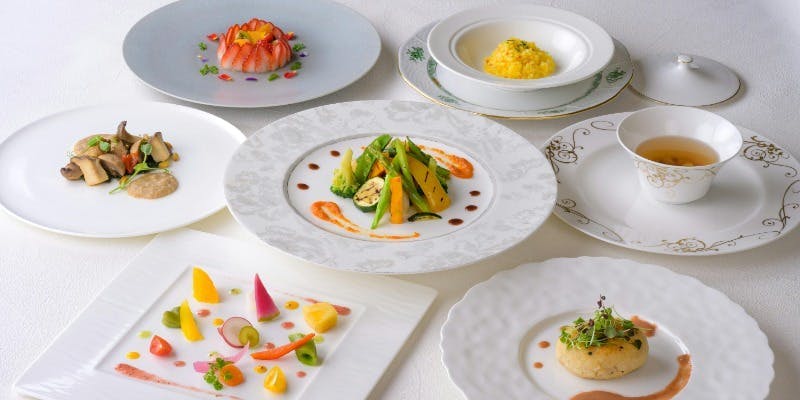 【ヴィーガンコース】お野菜・茸類・穀類・フルーツで仕上げる全7皿