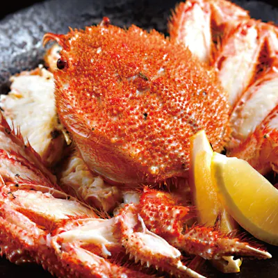 毛蟹のお刺身など、新鮮な北海道食材を厳選!