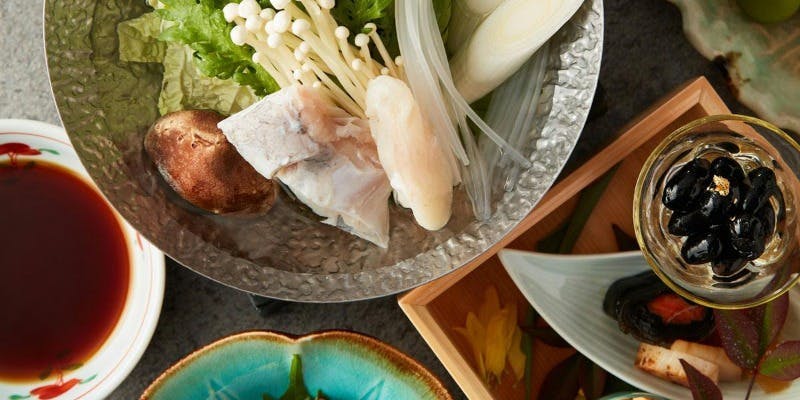 【季節会席・悠】冬の味覚　～河豚と鱈と米沢牛の会席コース～ ＜1月5日～2月のメニュー＞（個室確約）