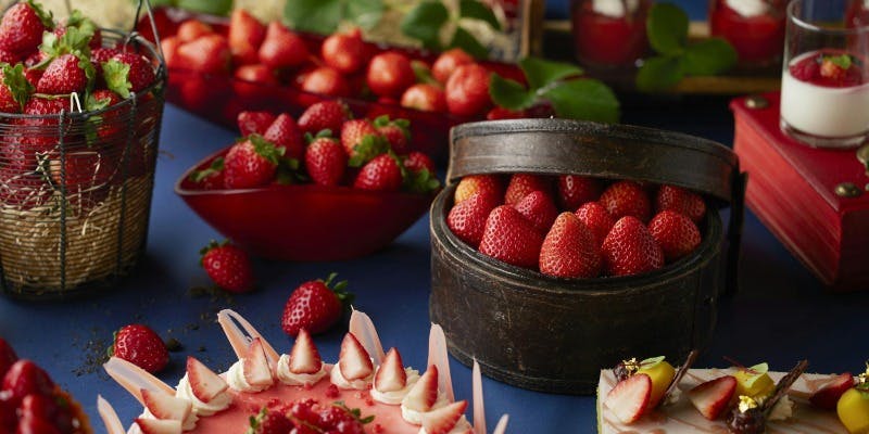 【2026いちごフェア】冬のプリフィックスランチ＆いちごデザートビュッフェ（平日）