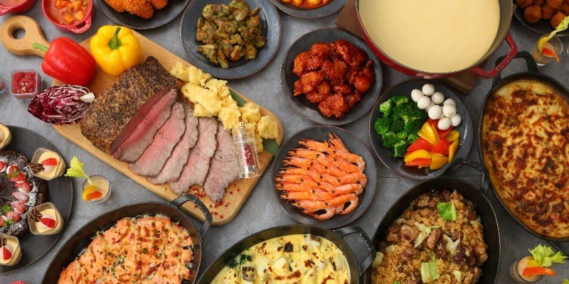 【平日】 とろけるチーズフォンデュと冬の味覚ディナーブッフェ