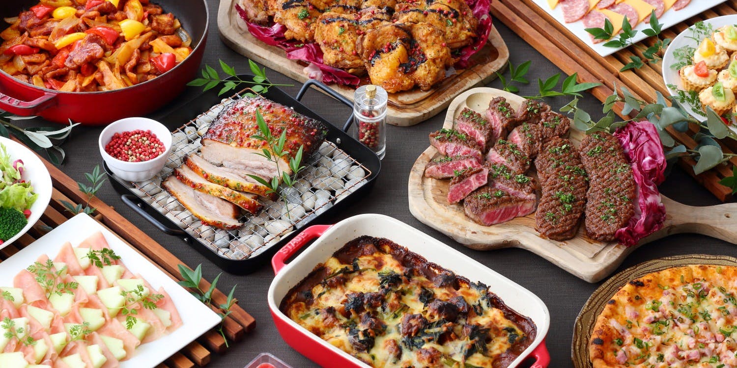 【e Butler】キングスパターンのディナーセット 6名用42本組 Sky Dining 天空／名古屋プリンスホテル スカイタワー 【平日】 肉バル