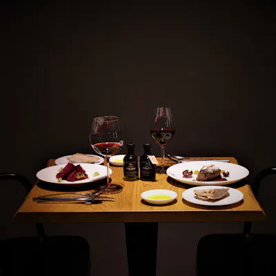 コース料理と併せたワインペアリングプランも充実しております。