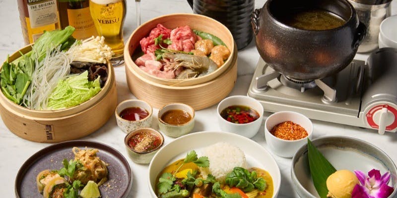 Longrain/39F 恵比寿ガーデンプレイス 【シャンパンフリーフロー】タイ