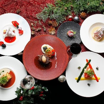 クリスマス ディナー New American Grill Kanade Terrace ホテル雅叙園東京 Okaimonoモール レストラン