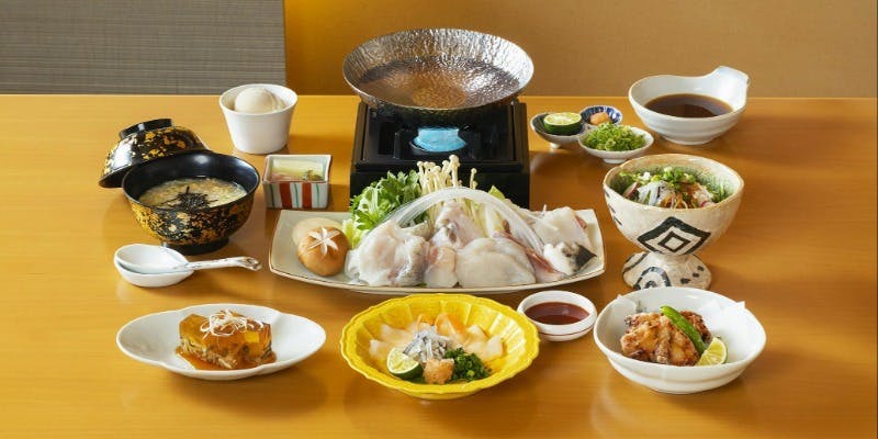 冬季限定【河豚会席】冬の風物詩、河豚料理全7品
