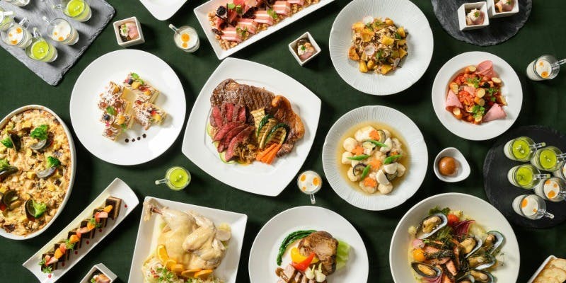 【土日祝】＜ランチブッフェ＞Buffet de saison 2025 ～季節×旬～　－第五弾－＋スパークリングワイン付き