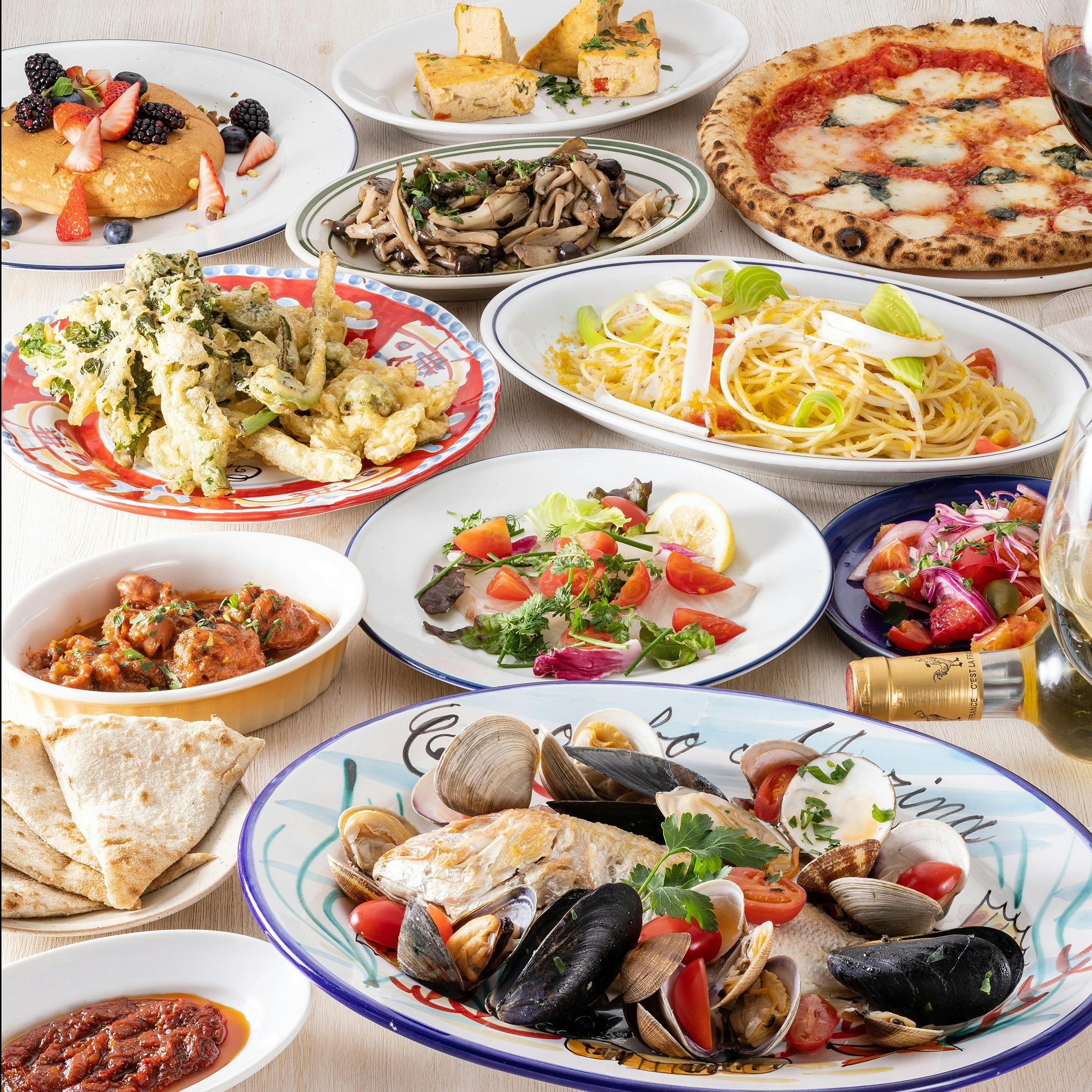 ディナー 魚イタリアンと薪きピザ チロンボ マリーナ 上野店 上野 イタリア料理 魚介 薪ピザ 一休 Comレストラン