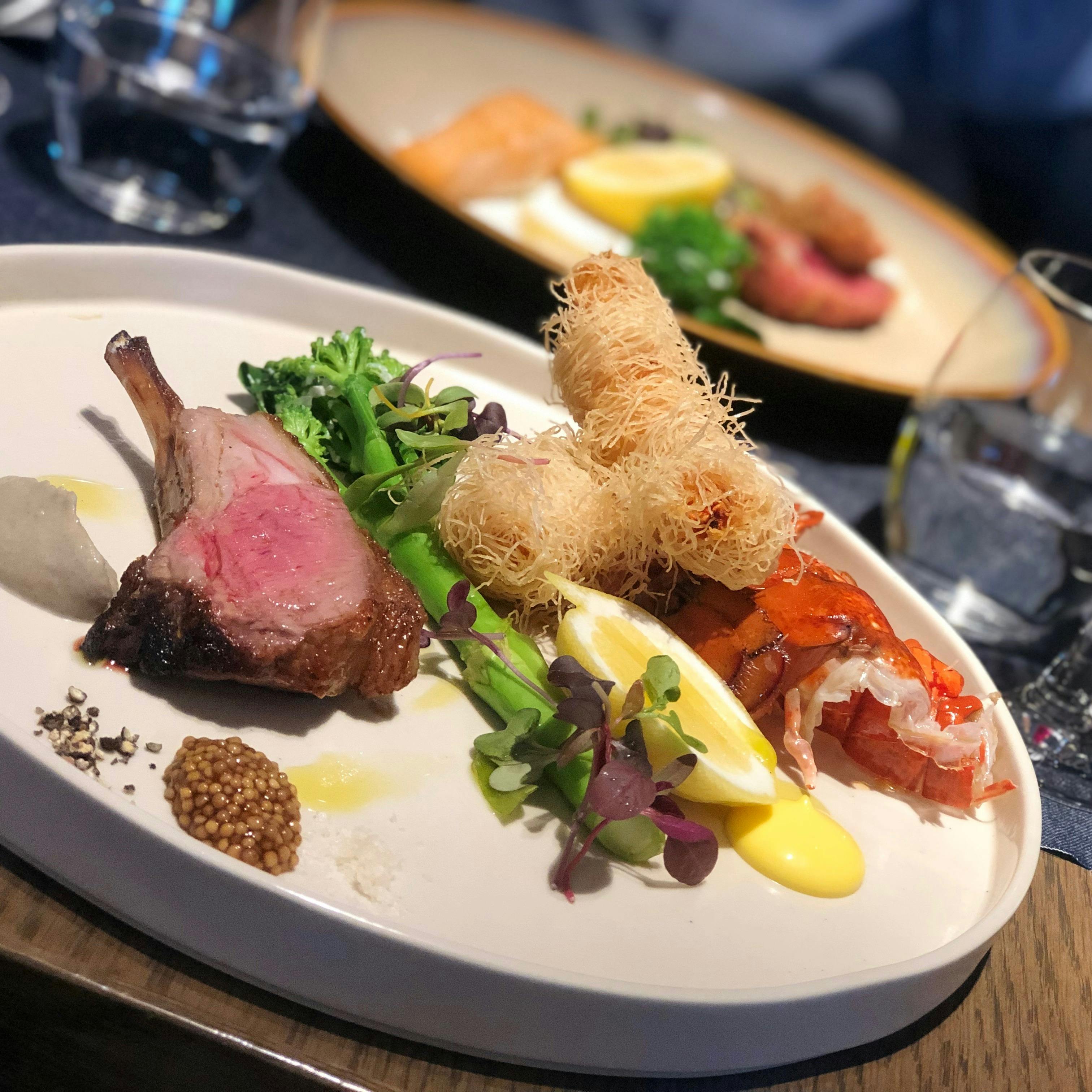 South Surf Turf プリフィックスランチ お魚とお肉のwメイン 乾杯スパークリング ランチ プラン メニュー 一休 Comレストラン