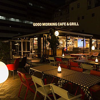 Good Morning Cafe Grill テラス席確約 2時間飲み放題付 ビールに