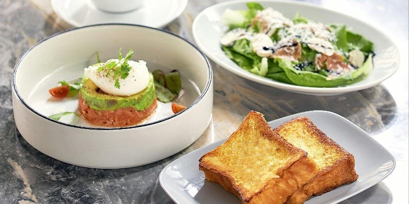 【ブランチコース】MERCER BRUNCH特製ブリオッシュフレンチトーストのついたコース料理3品