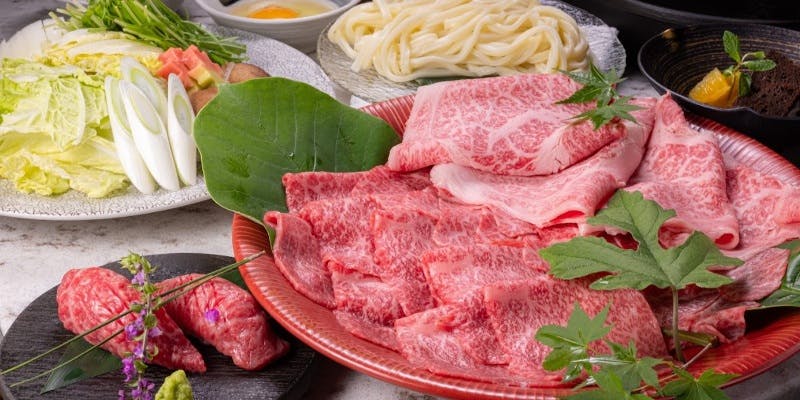 【神戸牛3種食べ比べすき焼きKINGコース】