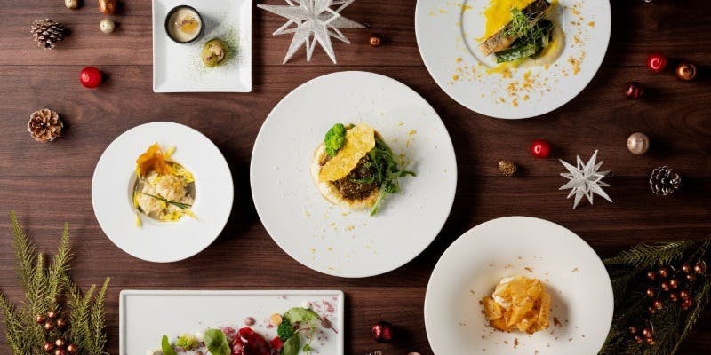 【Xmas2025】乾杯酒付　牛頬肉や冬の旬魚介の贅沢クリスマスコース全7品