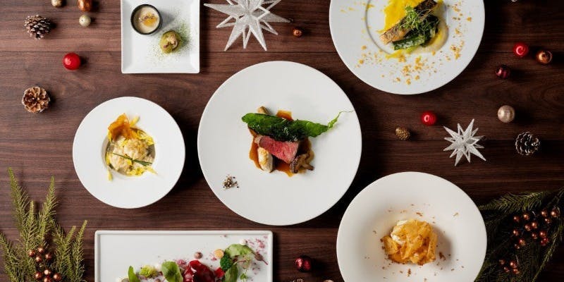 【Xmas2025】乾杯酒付　国産牛のローストやトリュフなど贅沢クリスマスコース全7品