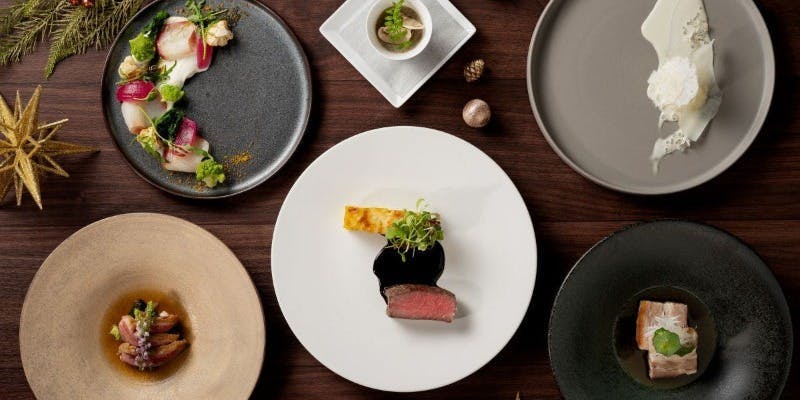 【Xmas2025】神戸牛の炭火焼と冬の旬食材で彩るクリスマスディナー全8品