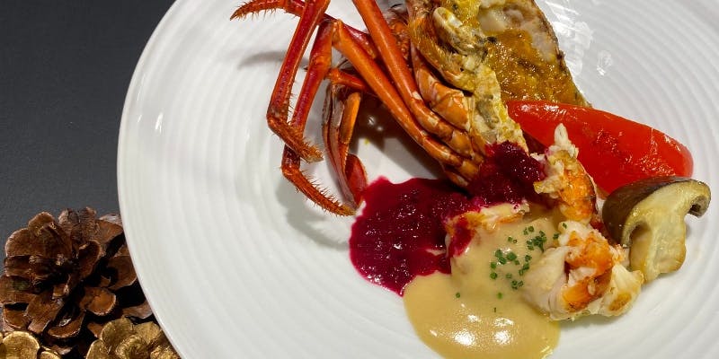 【Xmas2025】鉄板焼クリスマス限定神戸ビーフと伊勢海老のコース 全8品（2名様限定）