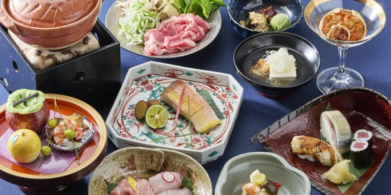 【おまかせ会席】季節の美味しいお料理を詰め込んだ特別な会席のコース