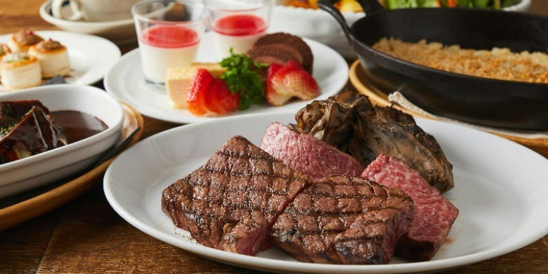 【季節限定プレミアムコース】熟成極上ステーキお一人様150gとシェフ厳選料理コース