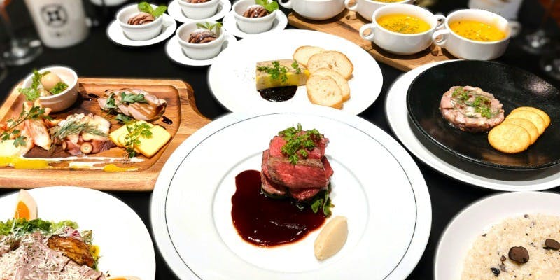 12/1～2/28忘新年会！黒毛和牛鉄板焼きコース！【究極全8品】＋2時間プレミアム飲み放題付