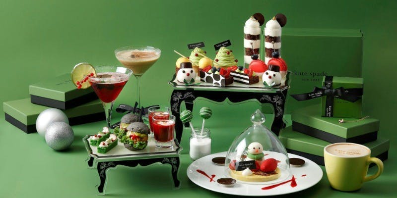 【Xmas2024】kate spade new york Afternoon Tea　スペシャリテ＋ドリンク＋カフェフリー（ご予約制）