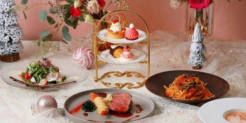 【 ミニアフタヌーン付き】選べる前菜、メイン プリフィックスディナーコース ご予約制＋TWGカフェフリー