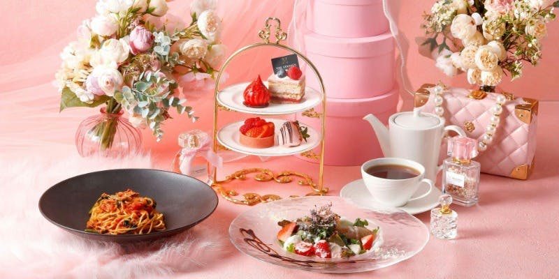 【いちごミニアフタヌーン付き】表参道パスタランチ