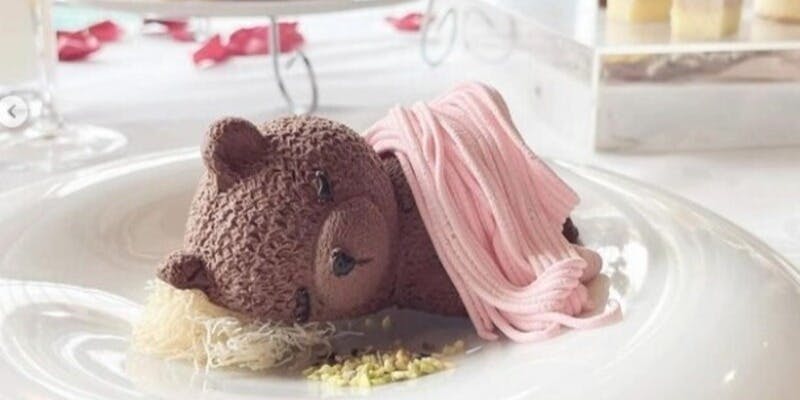 【推しAfternoonTea】スイーツ×カフェフリー×推しくまちゃんモンブラン＋推しカラードリンク（3時間制）