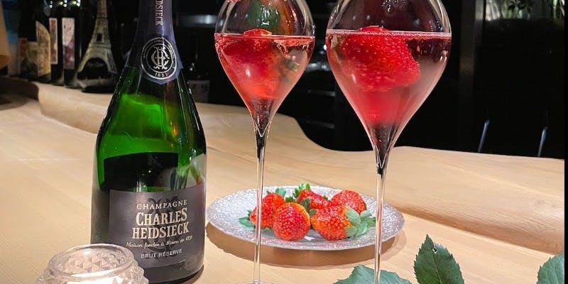 Xmas2025【クリスマスディナー前に最適】クリスマスディナーの前に最適なシャンパーニュプラン