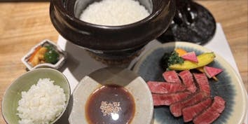 【特別コース】シャトーブリアンと土鍋御飯の〆（2名～半個室可） - 肉炭馨 和衷