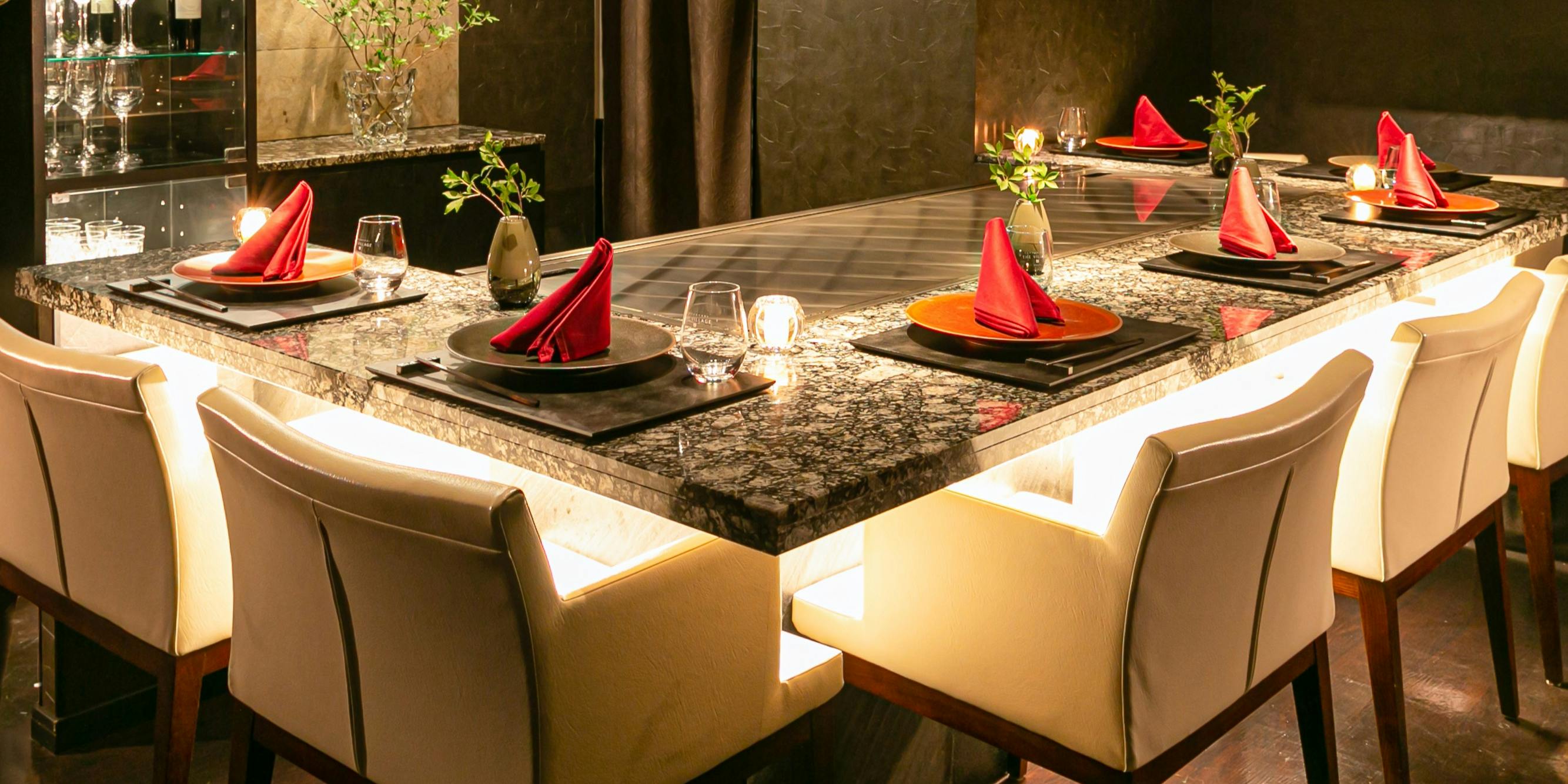 鉄板焼 The Village Osaka テッパンヤキ ザ ヴィレッジ オオサカ 福島 鉄板焼 一休 Comレストラン