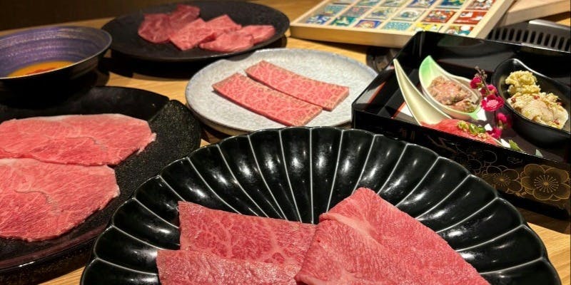 和焼肉【剣豪】コース＋乾杯ドリンク付き（個室確約）