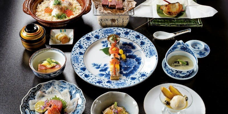 【記念日・ご接待に】料理長おまかせ　季節の会席「蘭」＋席料込み
