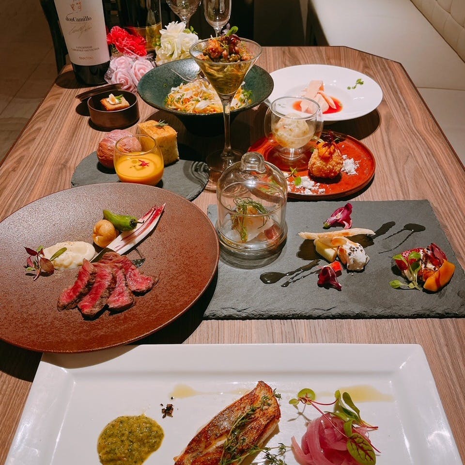 アンジェロ 豪華 贅沢プラン 2時間飲み放題 5 800円 税込 ディナー プラン メニュー 一休 Comレストラン