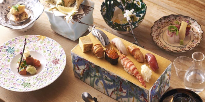 寿司天ぷら懐石コース