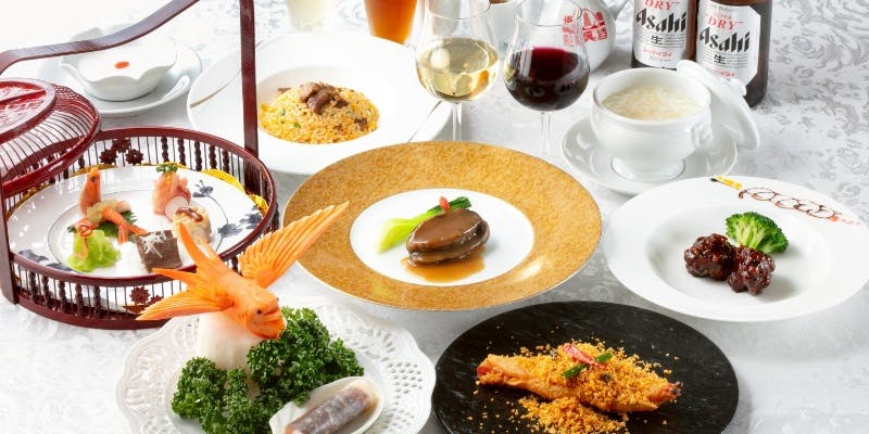 【迷ったらこちら】北京ダック・特選あわびなど！コミコミ～蘭コース　120分飲み放題付き