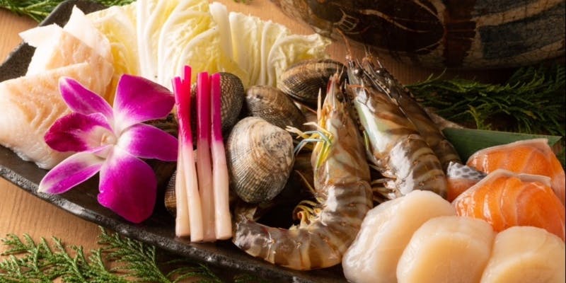 【11月12月1月限定】天ぷら・海鮮鍋コース8000円（※4名様以上）