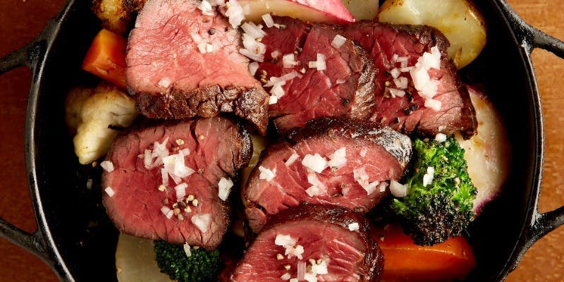 Bコース 【牛ハラミ鉄鍋グリル＆ブイヤベース】＋泡含む2.5h飲み放題