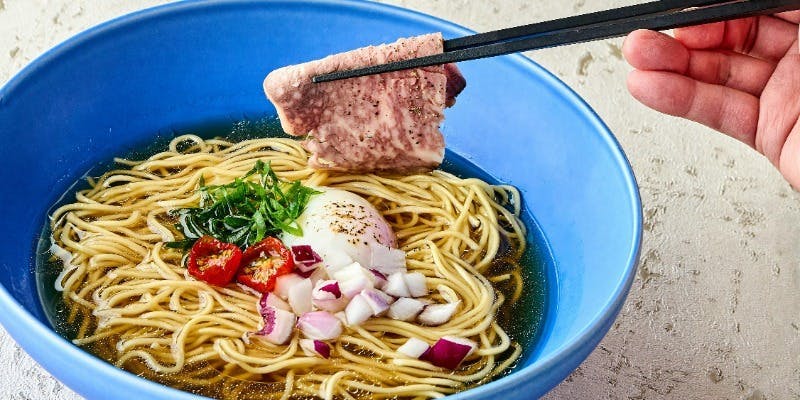 【麺ランチ】シェフのこだわりラーメン　ハーフブッフェ付き