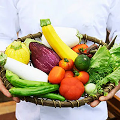 自家製のハーブや野菜を育てお料理に使っている