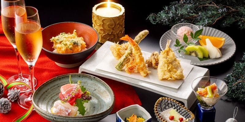【Xmas2025】クリスマスディナーコース＋乾杯スパークリングワイン付き