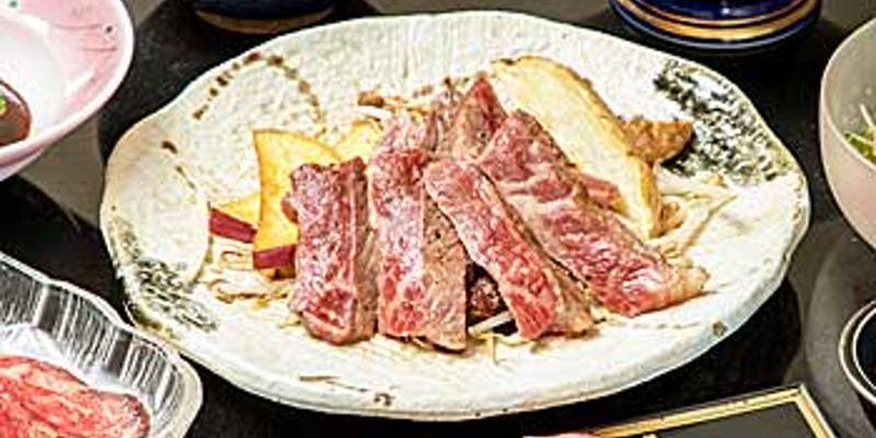 【夕顔コース】牛寿司付きフィレかサーロインが選べる黒毛和牛ステーキ等