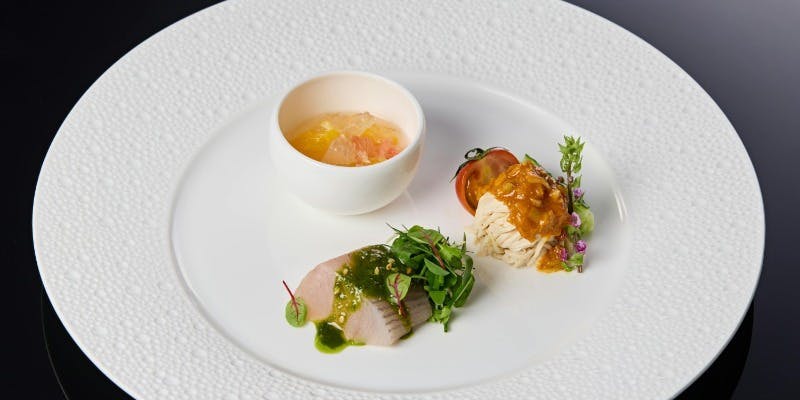 季節のランチコース　＋乾杯スパークリングワイン