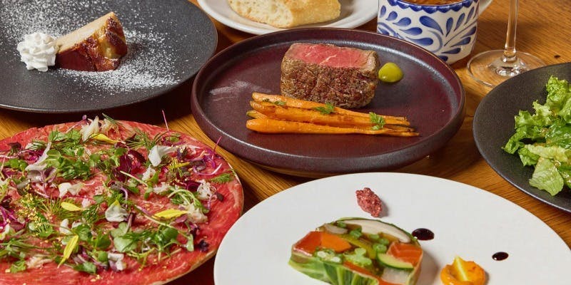 【Xmas2025 Light Lunch】乾杯付き 12月20～25日限定 テリーヌモザイク仕立て、ズワイガニ、牛フィレ全5品