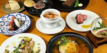 【Chef Shimotai 春のシグネチャーコース】旬の食材でシェフが腕に縒りをかけた全9品。 - THE KINTAN STEAK