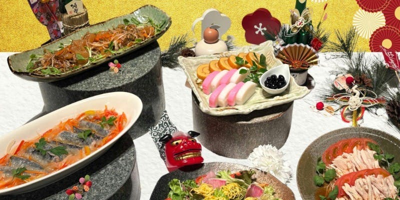 【年末年始フェア】2ディッシュ・セミブッフェ付（12/30～1/3：180分制）＋スパーク含むワインブッフェ　