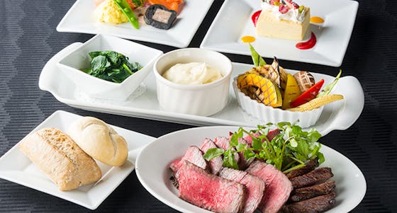 朝食 ガンシップ東京 ガンシップトウキョウ ホテルニューオータニ 洋食 一休 Comレストラン