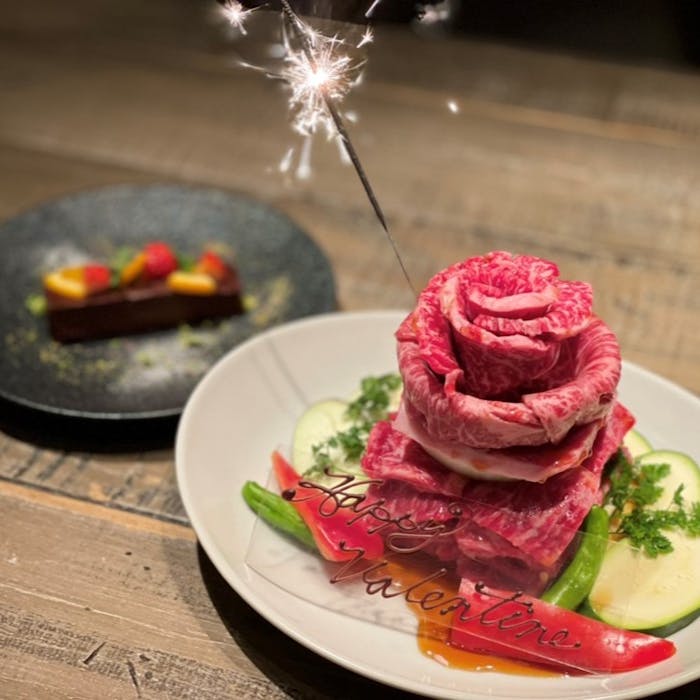 恵比寿焼肉 Kintan バレンタインディナー 3日間限定 2 12 2 14 ユッケ 肉ケーキ バレンタイン特別デザート ディナー プラン 1142 メニュー 一休 Comレストラン 恵比寿焼肉 Kintan バレンタインディナー 3日間限定 2 12 2 14 ユッケ 肉ケーキ バレンタイン特別デザート ディナー プラン 1142 メニュー 一休 Comレストラン