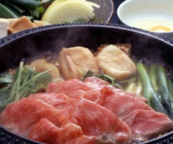 一笑のすき焼き 特上コース 全7品 6 050円 板前焼肉一笑 中津店 イタマエヤキニク イッショウ 中津 大阪メトロ 焼肉 食べログ